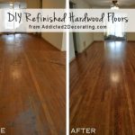refinishing hardwood floors diy refinished hardwood floors, before and after (65-year-old oak floors JSUEVPX