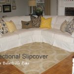 sectional couch covers the delectable home: impossible sectional slipcover SRTNDLN