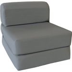 single sofa bed gray sleeper chair folding foam bed sized 6 ZQXQFPV