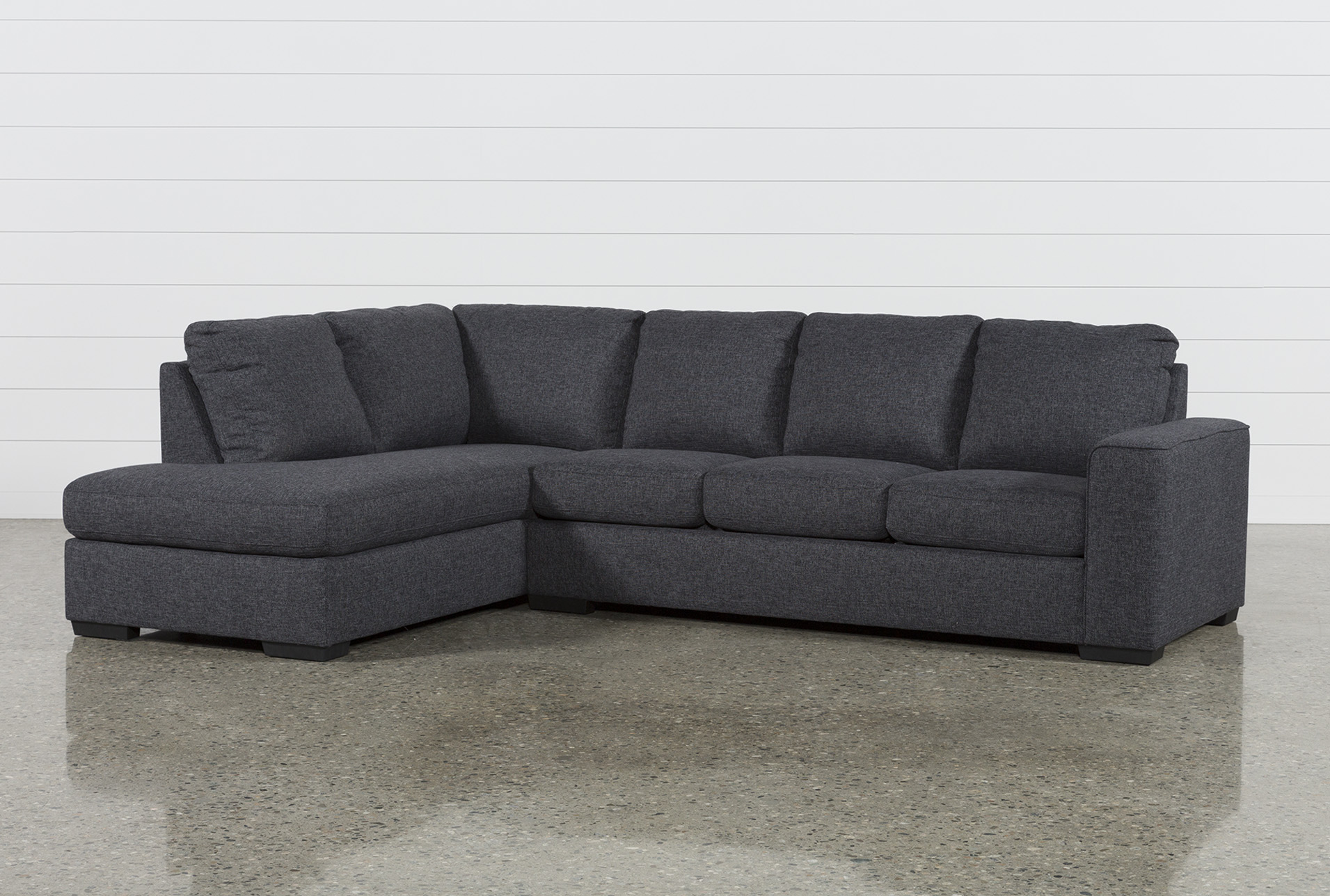sleeper sectional sofa lucy dark grey 2 piece sleeper sectional w/laf chaise QDUSAYL