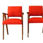 Small armchairs small mid-century rosewood armchairs, set of 2 YBTDJHE