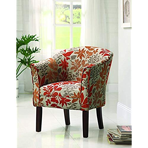 small living room chairs coaster traditional accent chair with autumn upholstery DUNXGJG