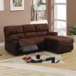 small sectional sofa with chaise fantastic microfiber reclining sectional sofa with small chocolate  microfiber loveseat recliner right XHWPAMM