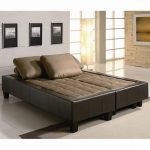 sofa bed set brown fabric sofa bed and ottoman set ODCXGKD