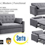 sofa sleeper grey-augustine-serta-dream-rise-sleeper-lounger-u0026- JWIVJKU
