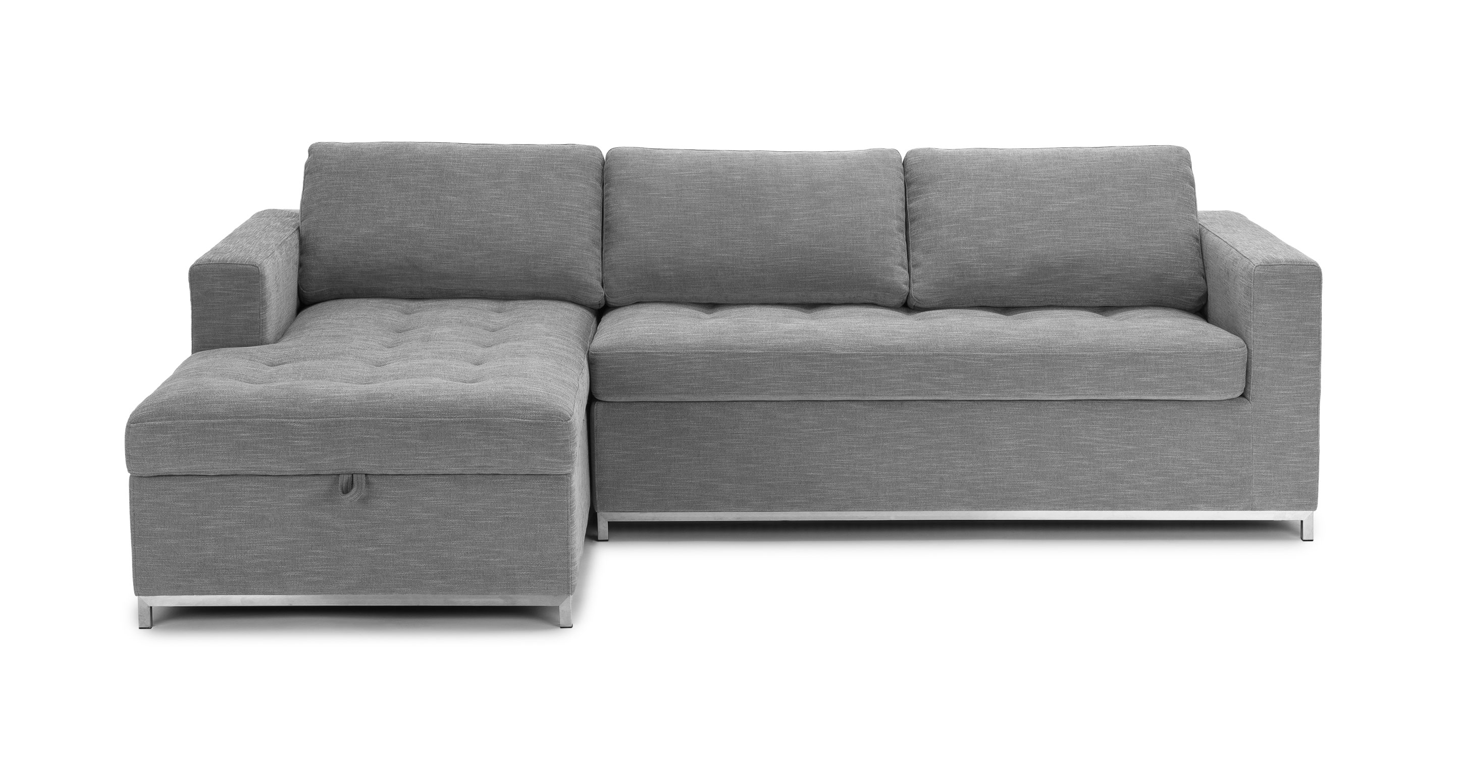 soma dawn gray left sofa bed - sectionals - article | modern, mid-century OOPPTVN