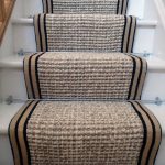 stair carpets stair runner carpet wool hemp. wool hemp black border wool hemp striped FKJXGFX
