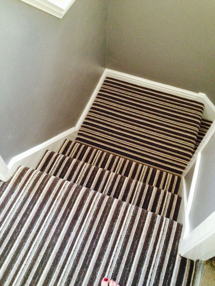 striped stair carpets with sub landing - google search EFVVLDM