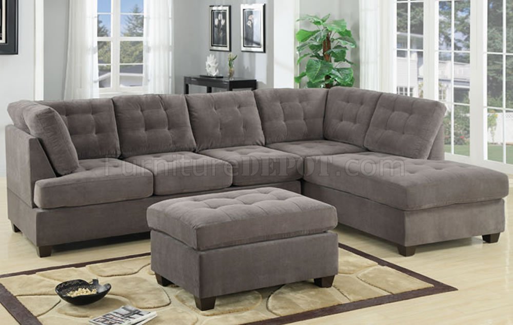 stunning grey microfiber sectional sofa fabric sectionals microfiber  sectional sofas microsuede AGXZXFI
