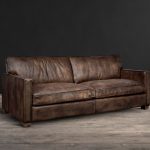 timothy oulton classic leather sofa - viscount william leather sofa from  side NNVVTBL
