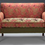 Upholstered sofa salon settee in melody rustic by mary lynn ou0027shea (upholstered sofa) | AUQMMOB