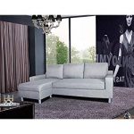 us pride furniture kachy fabric convertible sleeper sectional sofa bed u0026  facing-left RXQKNGU