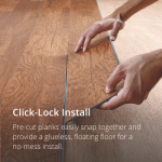 vinyl hardwood flooring click lock SMSRRNX