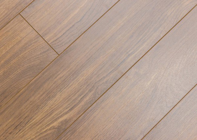 walnut laminate flooring 5-inch x 12.3-mm laminate flooring - walnut. angle view PYDTCIR