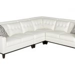 White leather sofa reina point white leather 4 pc sectional IJMBVJB