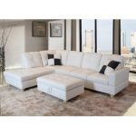 white sectional sofa save EKBHRNZ