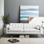 white sofas monroe mid-century leather sofa (80 NSFKSBG