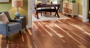 wood flooring ideas a walnut engineered wood floor in a living room. WUXMBTG