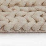 Wool carpet white braided wool carpet designer RDZHERK