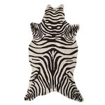 zebra rug zebra indoor/outdoor rug - chocolate ZYOKMUK
