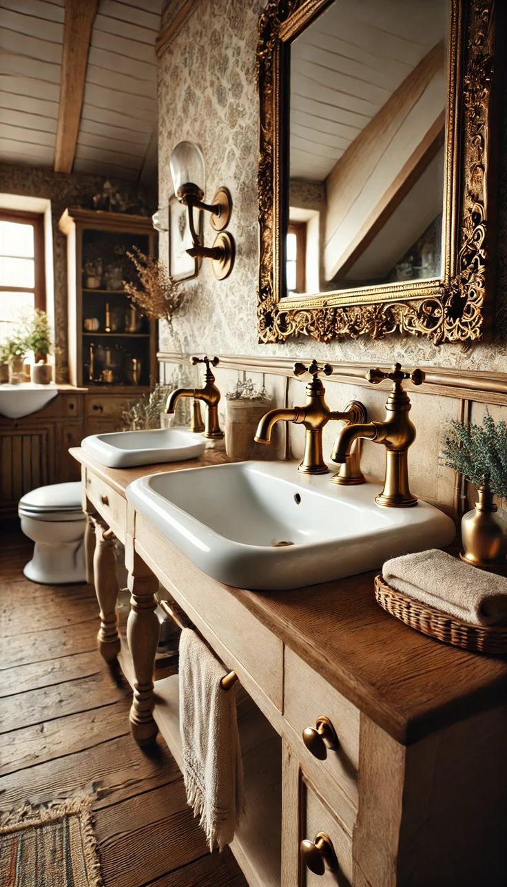 24 Rustic Touches to Elevate Your Farmhouse Bathroom