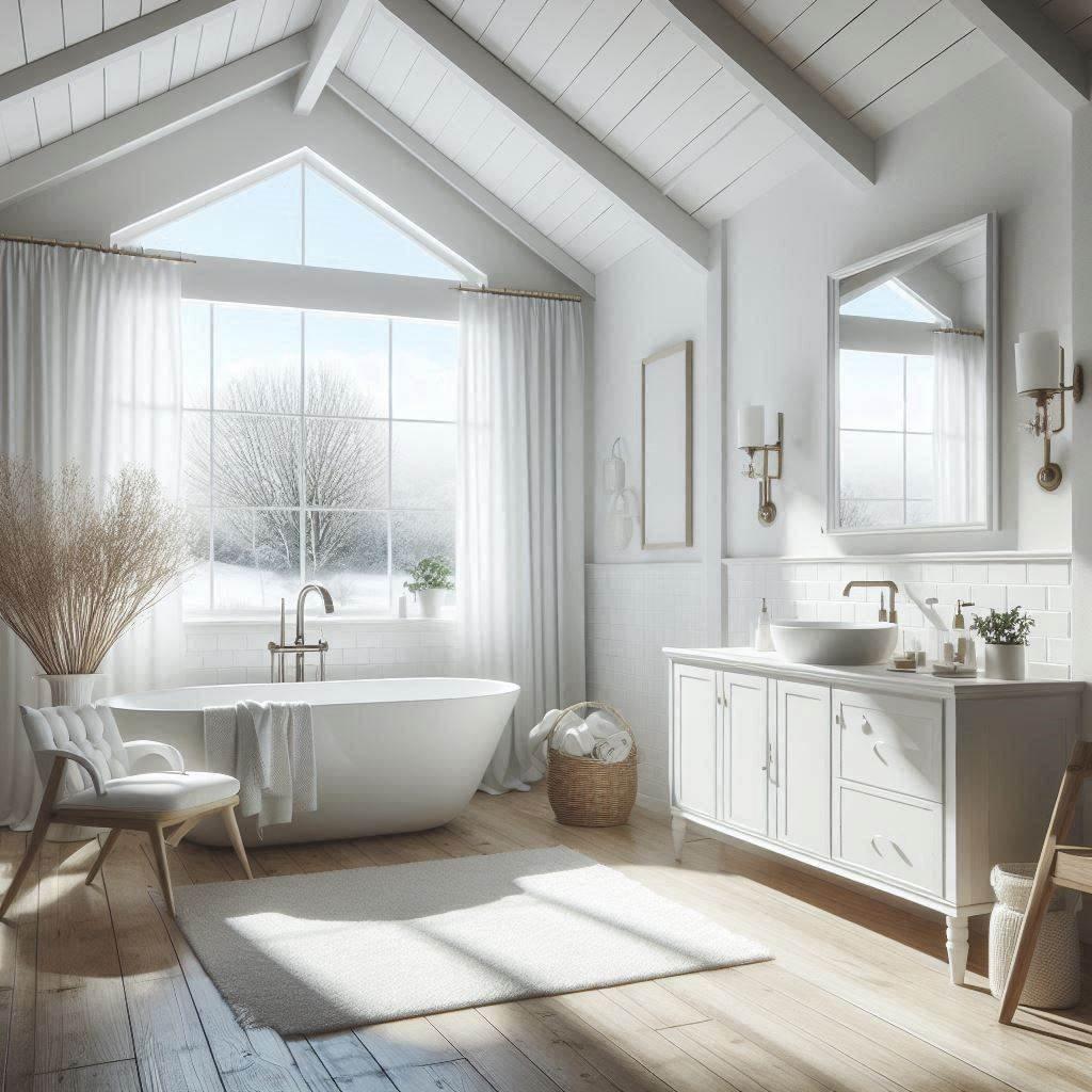 Simplicity reigns in​ farmhouse bathrooms through minimalist design ‍choices