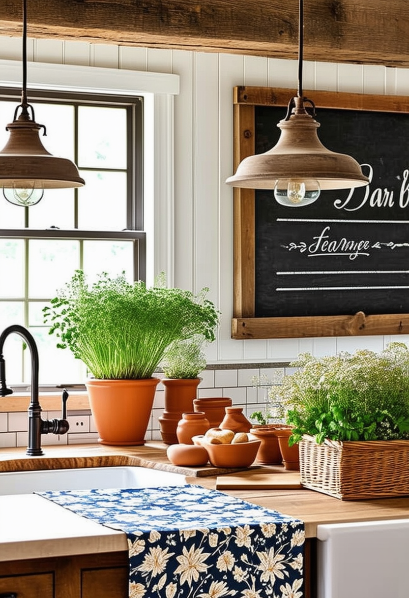 24 Charming Elements to Elevate Your Farmhouse Kitchen