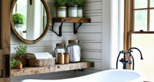 24 Inspiring Ideas for Your Dream Farmhouse Bathroom