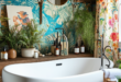 24 Unique Elements to Create Your Eclectic Bathroom Oasis