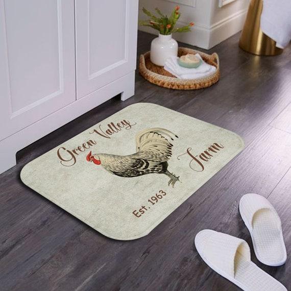 Integrate a statement rug for ⁣warmth in farmhouse ⁤bathrooms