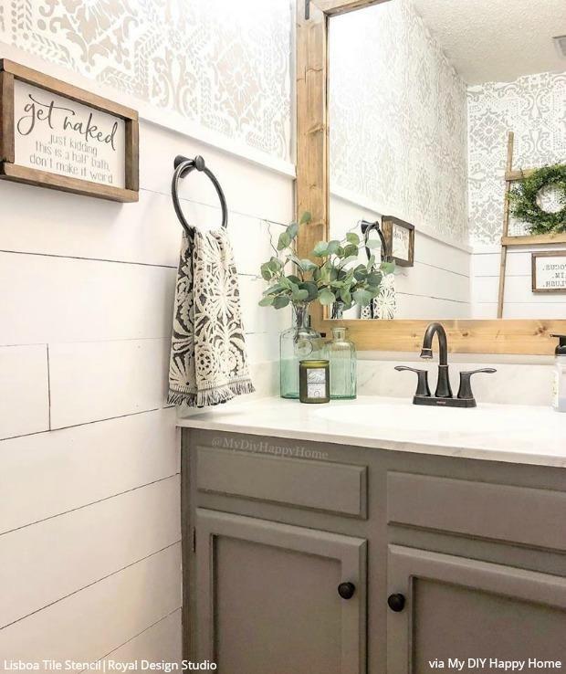 Farmhouse bathrooms ‍celebrate simple, timeless design