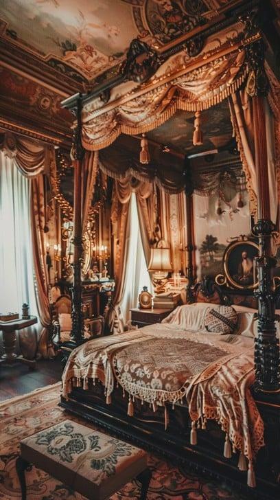 Luxe⁢ Bedroom: Indulge in‌ lavish fabrics and⁤ opulent ​details for ‌sophistication