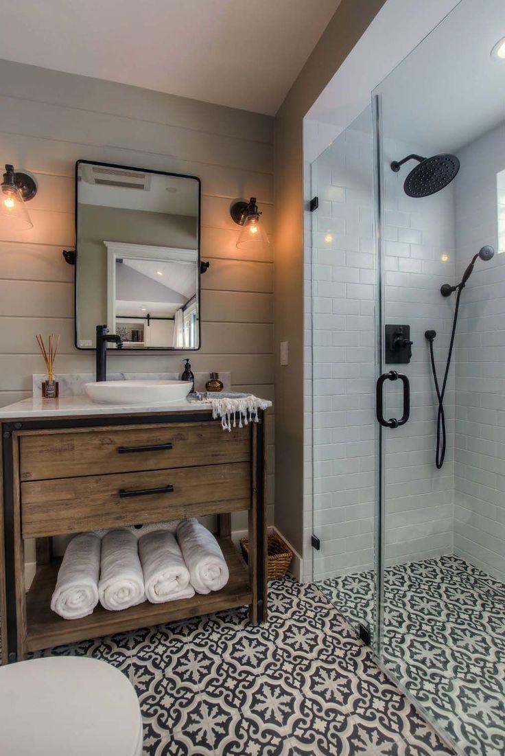 60s retro designs revitalize traditional farmhouse bathrooms