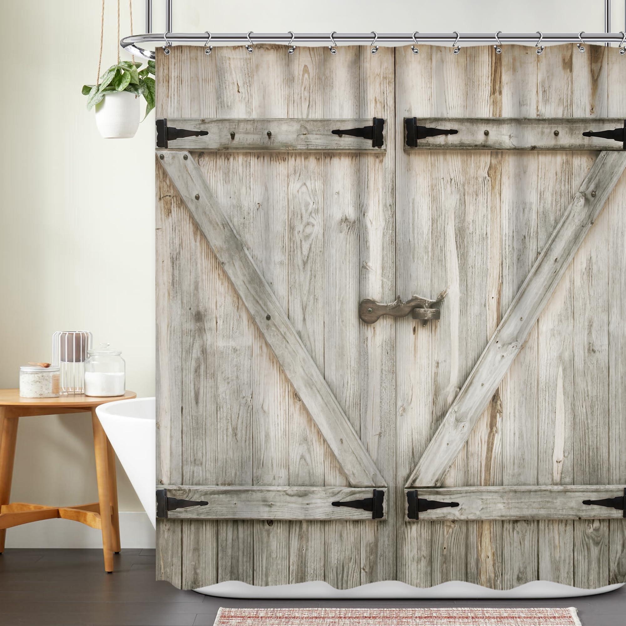 Incorporate a barn door for unique farmhouse ⁢bathrooms entrance