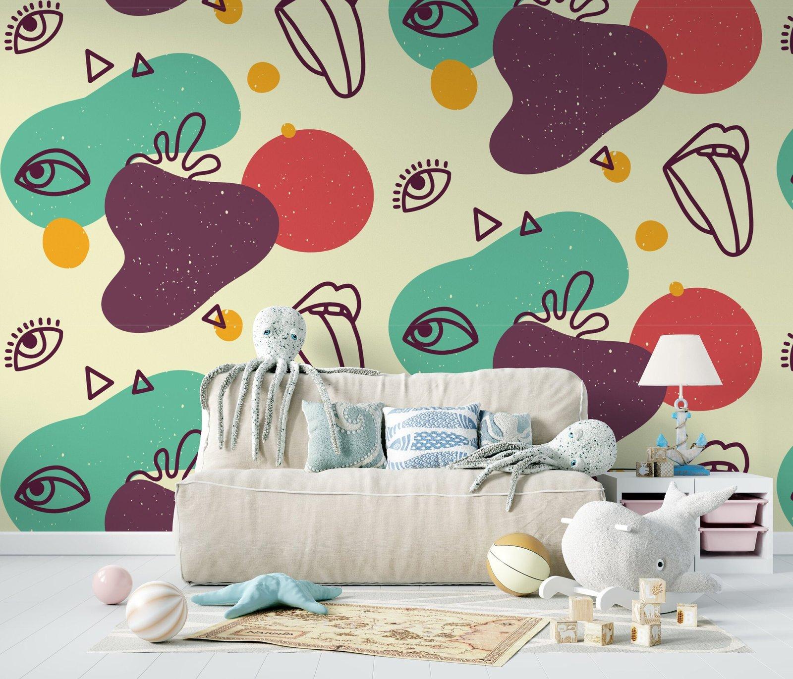 Fun wall murals tell stories in your boy nursery