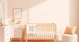 Dreamy Peach and Gold Nursery: Creative Ideas for a Chic Baby Space