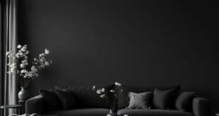 Embracing Elegance: The Allure of Rich Textures in a Black Living Room