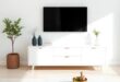 Embracing Simplicity: Designing a Chic Living Room with a Minimalist Media Console