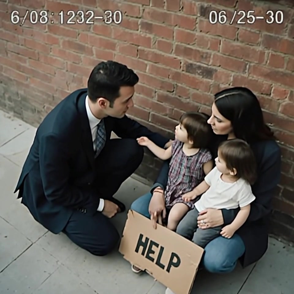 MILLIONAIRE FOUND HIS CHILDHOOD LOVE BEGGING WITH TWINS—WHAT HE DID NEXT CHANGED IS UNBELIEVABLE Alexander Hayes,