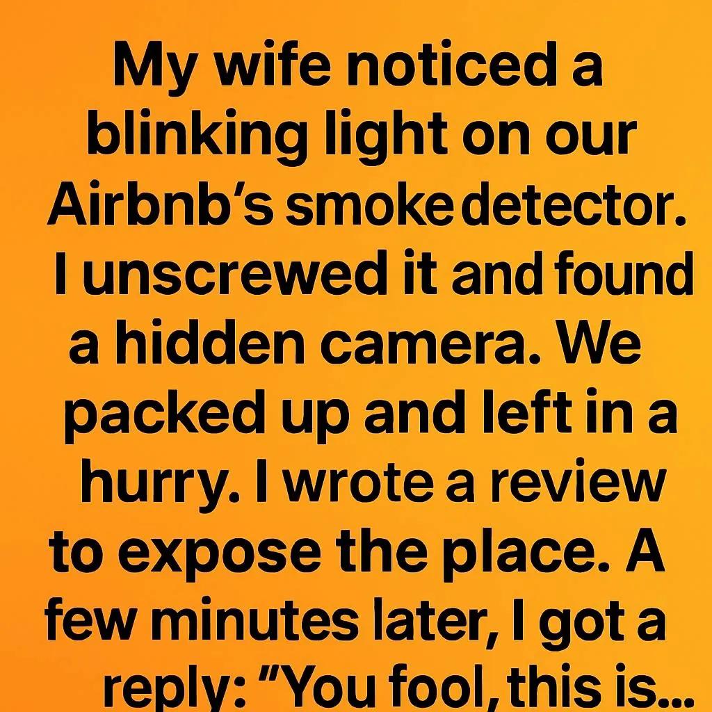 The Blinking Light Above Our Bed: A Night That Changed Everything