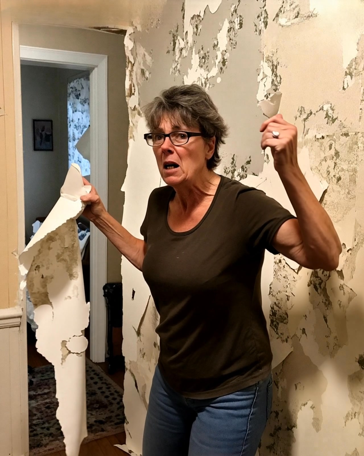 I Found My Ex-MIL Taking Apart My Shower Cabin and Removing Wallpaper Her Son Had Put Up
