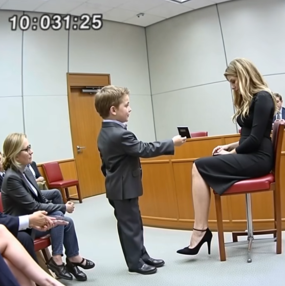 A Boy Presents Evidence That Surprises the Judge