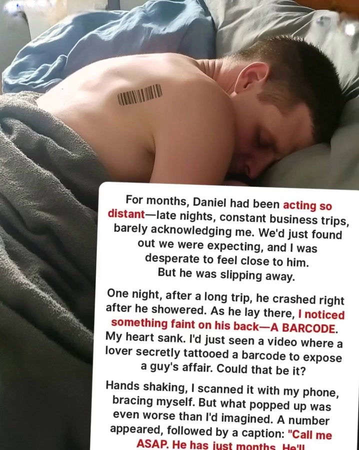 I Found a Strange Barcode on My Husband’s Back — The Truth Left Me Speechless