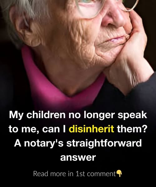 Inheritance: My children have turned their backs on me, can I exclude them from my inheritance?