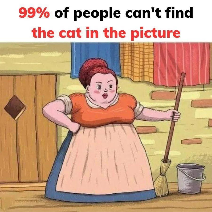 99% of People Miss the Cat in This Viral Image