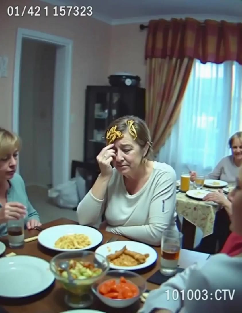 On my mother-in-law’s birthday, I dumped a plate of spaghetti on her head and kicked