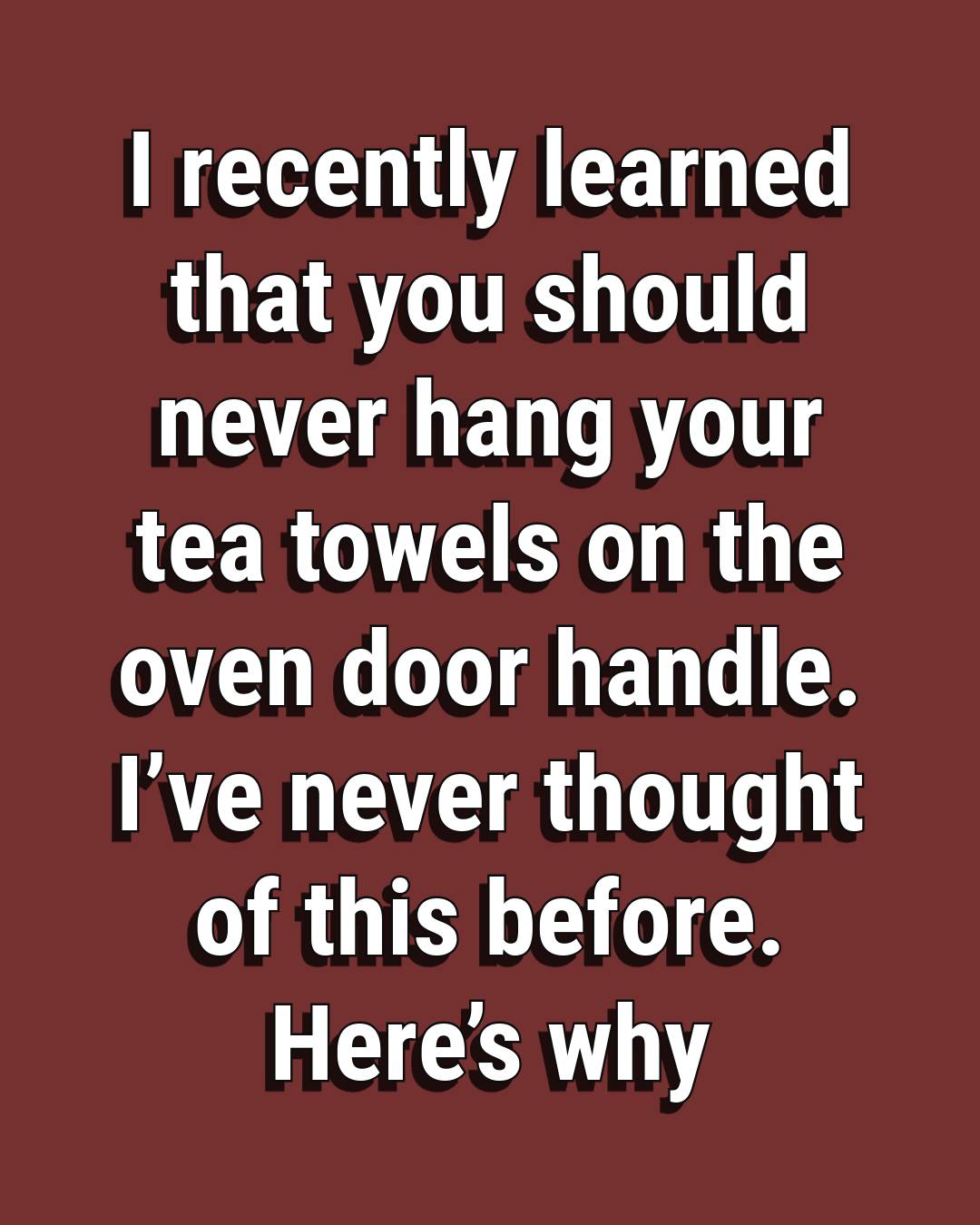 Title: The Hidden Kitchen Hazard Hanging on Your Oven Door