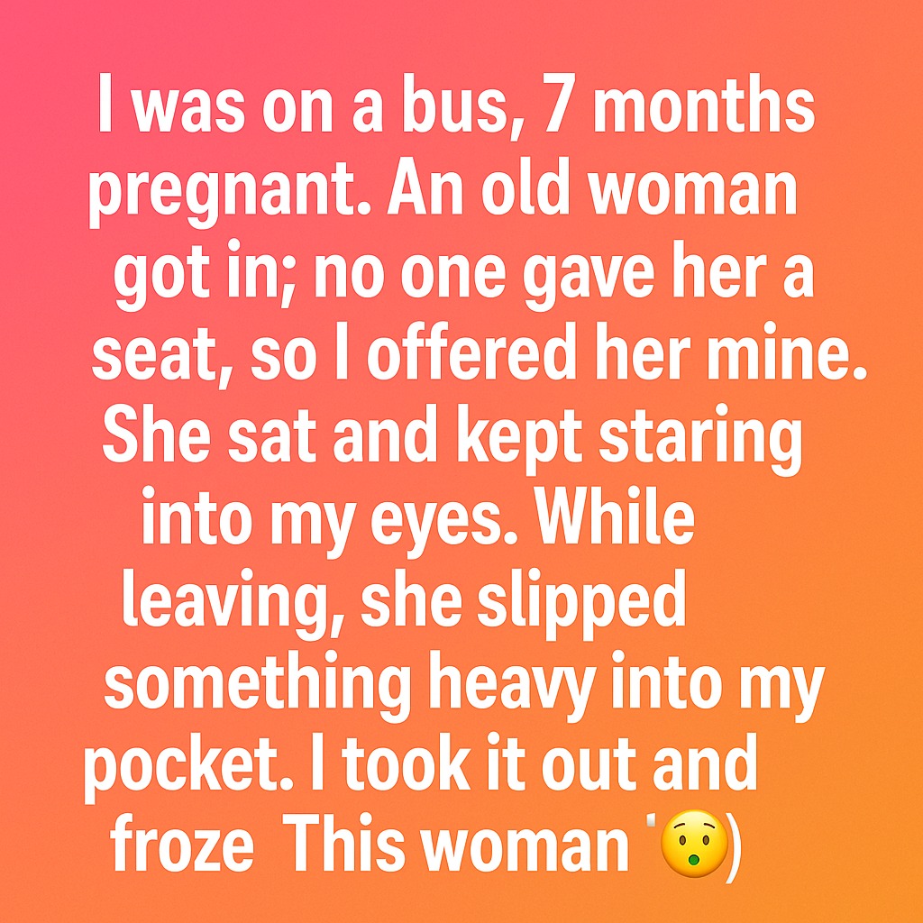 The Elderly Woman on the Bus Gave Me a Gift I’ll Never Forget