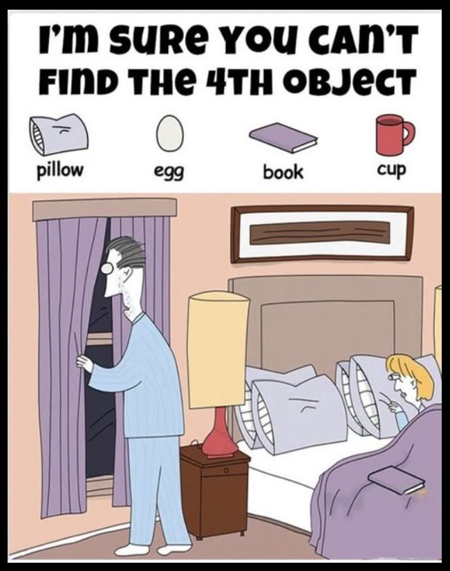 Can You Spot All Four Hidden Objects in This Tricky Bedroom Puzzle?