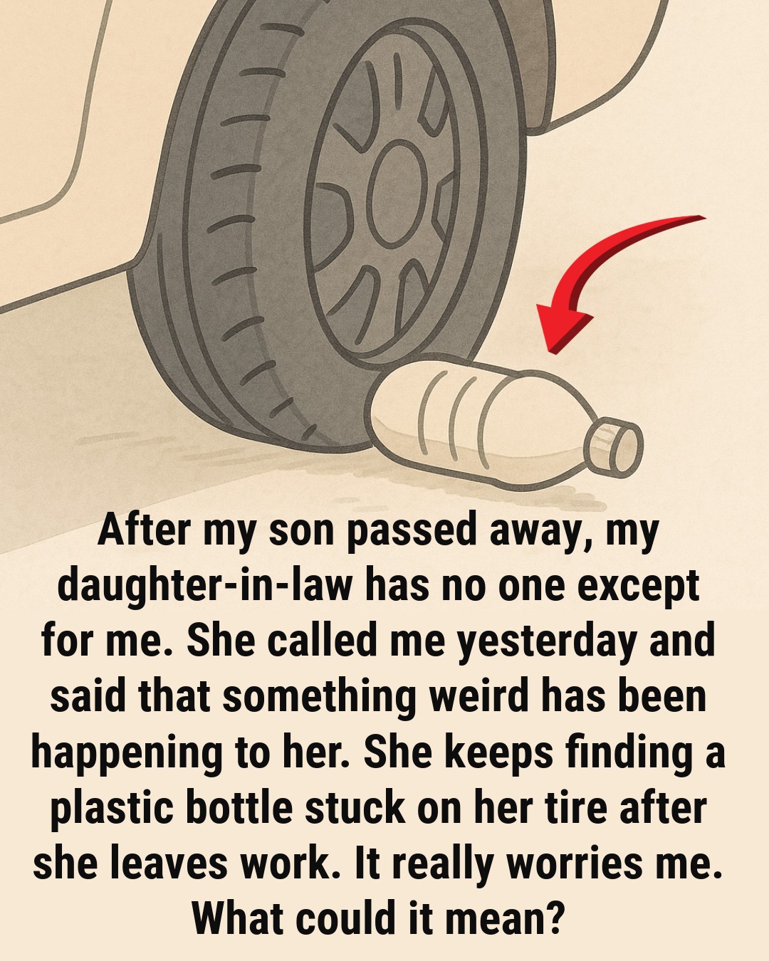 Why a Simple Plastic Bottle Near Your Car Tire Is Worth Noticing